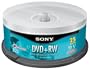 Sony 25DPW47RS2 DVD+RW Re-Recordable DVD (25-Pack Spindle)