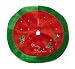 20" Red and Green "Merry Christmas" Holly Berry Sequined Mini Tree Skirt