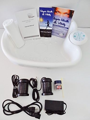 Ionic Foot Cleanse. Detox Foot Spa Bath. Detox Foot Spa Machine. Acrylic Foot Basin (A $40.00 Value). Free Regain Health &amp; Vitality Booklet &amp; Brochure.