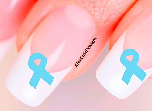 Awareness Ribbon Stickers Decals (Light Blue)