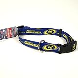 JIMMIE JOHNSON ADJUSTABLE NYLON DOG PET COLLAR SZ L