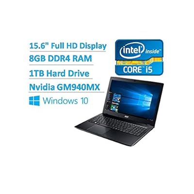 2016 NEW Acer Aspire 15.6" Full HD 1080P High Performance Premium Gaming Laptop PC, Intel Dual-Core i5-6200U up to 2.8GHz, 8GB DDR4 RAM, 1TB HDD, NVIDIA GeForce 940MX, 802.11 AC, Bluetooth, Windows 10