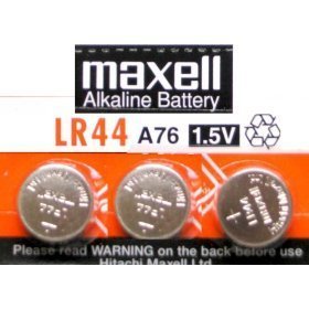 3 Pack MAXELL AG13 LR44 A76 357 Alkaline Button Cell battery