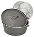 Bayou Classic 7412 12-Quart Cast Iron Dutch Oven with Basket