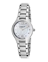 Womens Diamond Noemia White MOP Dial Stainless Steel