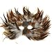 NATURAL ANIMALISTIC LOOKING FEATHER MASK