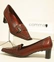 Traumhafter Comma Leder Pumps ruby/bordeaux
