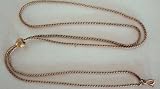 #7090001 Beautiful 12K Gold Filled Vintage Ladies Slide Chain for Pocket or Pendant Watch