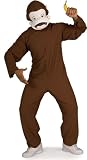 Adult Curious George Monkey Costume