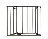 North States Supergate Slide-Step and Lock Open Gate, Light Brown