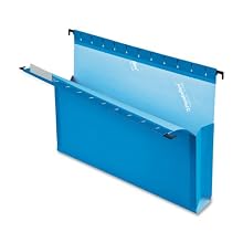 Pendaflex 59202 Pendaflex 2" Expansion Hanging Box Bottom Folders w/Sides, Letter, BE, 25/Box