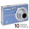 Olympus FE-3000 10MP Digital Camera with 3x Optical Zoom and 2.7-inch LCD (Light Blue)