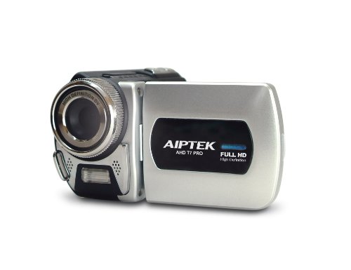 Aiptek PHD11X 1080p PocketDV HD Camcorder T7, 2.4-inch LCD Screen, Silver