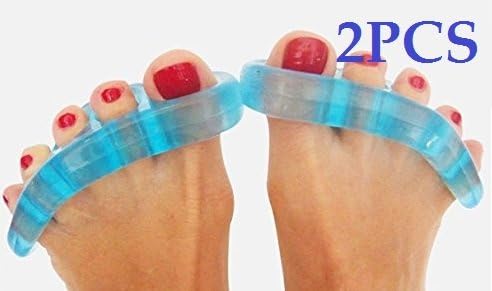 Cerkos Gel Toe Separators Stretchers Straighteners Alignment Bunion Pain Relief Spacers Straightener Spreader