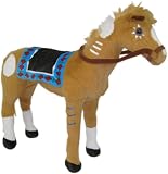 Heunec 723870 - Pferd f&uuml;r kleine Indianer + H&auml;utplinge mit Sound 100 KG Tragkraft
