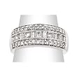 14K White Gold Diamond Band - 1.00 Ct.