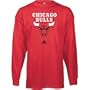 adidas Chicago Bulls Red Primary Logo Long Sleeve T-shirt (Medium)