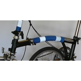 HiVisBike B300x140 HiVis High Visibility Bicycle Frame Cover in Blue