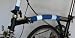 New Invention, HiVisBike bicycle frame cover to change a bicycle's appearance (patent pending), making it easier for cyclists to get noticed and be safer. Colour: fluorescent Blue Size: 300mm Length. Available in various other sizes with some level of adjustment therefore can fit most bicycles. Please make sure you choose the right size. This model will fit a cycle frame or stem circumference of 120mm to 160mm*. For example will fit a Brompton main frame and any other cycle within the size range specified. See other HivisBike models for other sizes and various other colours.  Made of slim light weight material, bright colour, and reflective bands for improved visibility in low light. The reflective bands will reflect vehicle lights to stand out in the dark.  Vehicle lights are dipped, from seat post and lower, so high visibility cover on a bicycle will reflect lights well. *Important - see HiVisBike.com for more details on sizes measuring and fitting. HiVisbike cover is easily and quickly attached and removed as it uses Velcro. Keeps looking like new as it can be replaced and washed. ** Sold individually, one cover, for the price shown. You will need to purchase two covers and they may be differrent sizes, if you want to cover two seperate tubes on your bike **.