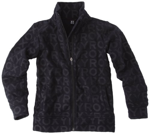 Roxy Camp Girl-WPTPO033 Veste zippée à capuche fille Noir 8 ans