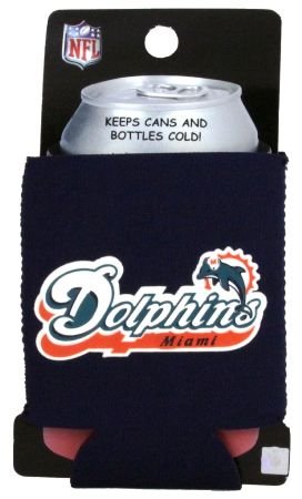 MIAMI DOLPHINS NFL CAN KADDY KOOZIE COOZIE COOLER