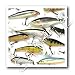 Fishing - Fly fishing Lures - Iron on Heat Transfers