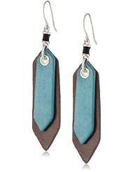 The SAK Layer Leather Drop Earrings