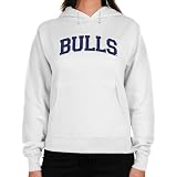NCAA Buffalo Bulls Ladies Arch Applique Midweight Pullover Hoodie - White