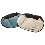 Tuckered Out Eco Friendly Pet Bed: Beach Glass/Chocolate (Large)