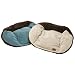 Tuckered Out Eco Friendly Pet Bed: Beach Glass/Chocolate (Large)