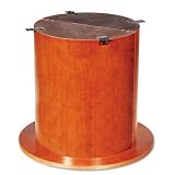 Alera Verona Series Column Base, 30w x 15d x 28h, Mahogany