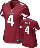 Kevin Kolb Women's Jersey: Home Red Game Replica #4 Nike Arizona Cardinals Women's Jersey