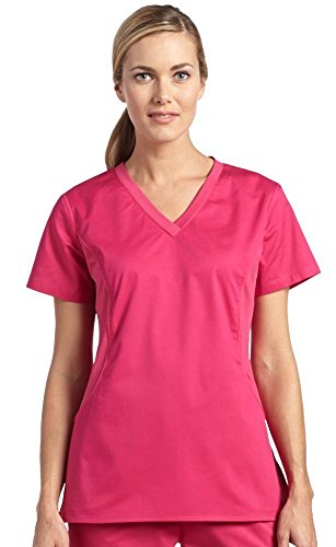 White Cross Women's Allure Side Panel Scrub Top