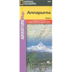 Annapurna - Nepal 1:135.000: National Geographic Adventure Map (Adventure Map (Numbered))