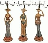 Single, Western Gals Jewelry Accessory Holder Hanger Stand For Hanging Necklaces, Bracelets, Hair Bands Or Even Rings 12.5 