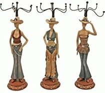 Western Cowgirl Jewelry Holder Assorted Western Cowgirl Jewelry Holder Assorted
