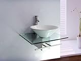 Design Waschtisch Keramikbecken Edelstahl Waschbecken 803 NEU
