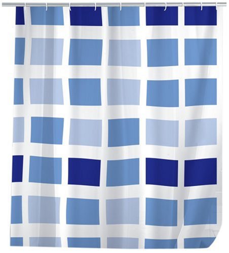Wenko 19141100 Duschvorhang Mosaik, 240x180 cm