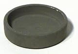 Blumentopf Untersetzer aus Ton in Grau ca. 14x14 cm