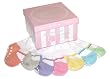 7 Pair of Mary Jane Pastel Toddler Socks 1-2 yrs by 'Steppin' Out Sox'