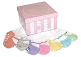 41nACsQhmCL. SL160  7 Pair of Mary Jane Brights Baby Socks 0 12 mos by Steppin Out Sox