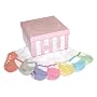 7 Pair of Mary Jane Pastel Baby Socks 0-12 mos by 'Steppin' Out Sox'
