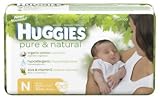 Huggies Pure & Natural Baby Diapers, Newborn, 30-Count
