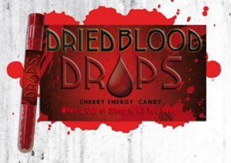 Dried Blood Caffeinated Energy Candy