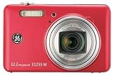 GE E1255W Kit (Rot) - Digitalkamera