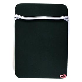 Kroo NH21RCRK HP 2133 Mini-Note PC Reversible Laptop Sleeve (Red/Black)