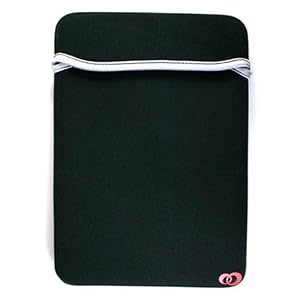 Kroo NH21RCRK HP 2133 Mini-Note PC Reversible Laptop Sleeve (Red/Black)
