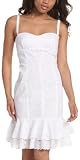 Jessica Simpson Juniors' Eyelet Slip,White,4