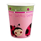 LadyBugs: Oh So Sweet 9 oz. Cups (8) Party Supplies
