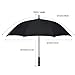 Atree Auto Open Straight Umbrella 52inch Dual Layer Windproof Big Outdoor Golf Umbrella with 8 Ribs,Durable and Strong Enough,Carrying Bag included(Black/Purple)